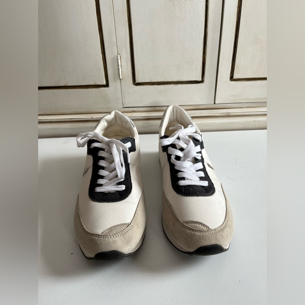 Women’s Sam Edelman Reve Tori sneakers White/Moonlight Grey/So Neutral shoes 11 - Picture 4 of 7